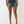 True Religion Skirt Sadie Mini Gotham Grind Dark Wash
