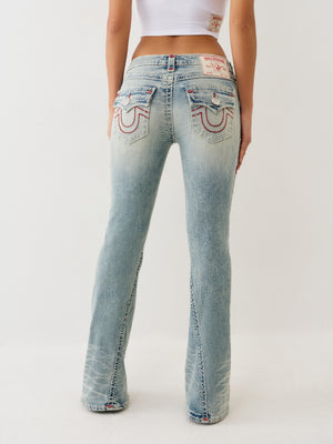True Religion Jeans Joey Lr Flap Sup T Petal Bloom