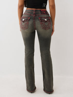 True Religion Jeans Becca Mr Cut Flap Sup T Compass Trail