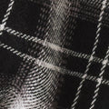 True Religion Hoodie Applique Shrunken Plaid Black / White Plaid