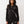 True Religion Hoodie Rope Stitch Shrunken Black