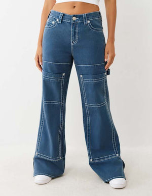 True Religion Bobbi Baggy Carpenter Big T Sargasso Sea