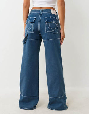 True Religion Bobbi Baggy Carpenter Big T Sargasso Sea