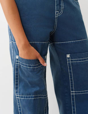 True Religion Bobbi Baggy Carpenter Big T Sargasso Sea