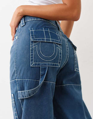 True Religion Bobbi Baggy Carpenter Big T Sargasso Sea