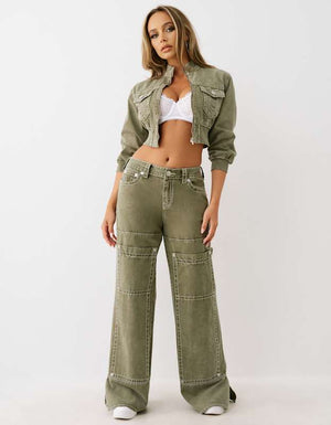 True Religion Bobbi Baggy Carpenter Big T Kalamata