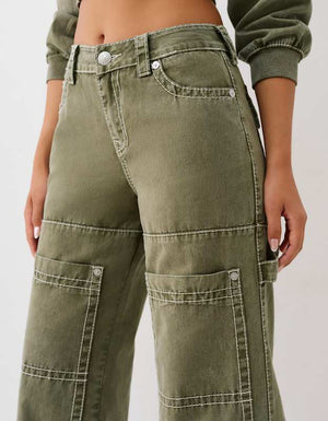 True Religion Bobbi Baggy Carpenter Big T Kalamata