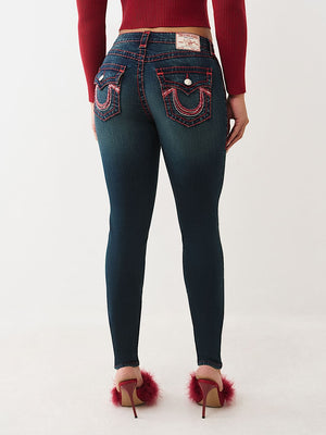 True Religion Jeans Jennie Mr Lurex Sup T Flap Diamond Glint