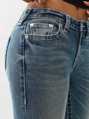 True Religion Jeans Crystal Jennie Mr Skinny Big T Crystal Flash