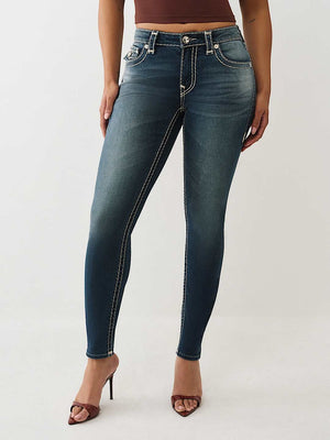 True Religion Jeans Jennie Skinny Flap Sup T Frost Veil
