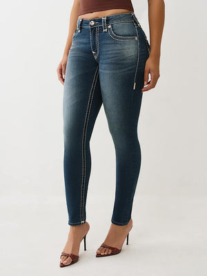True Religion Jeans Jennie Skinny Flap Sup T Frost Veil