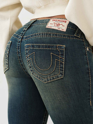 True Religion Jeans Billie Mr Straight Big T Pine Blossom