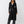 True Religion Faux Fur Duster Cardigan Jet Black