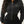 TRUE RELIGION JACKET FAUX FUR SHRUNKEN HOODED PUFFER JET BLACK