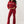 TRUE RELIGION SWEATPANTS JACQUARD RELAXED RHUBARB RED
