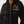 True Religion Hoodie Crystal Relaxed Zip Jet Black