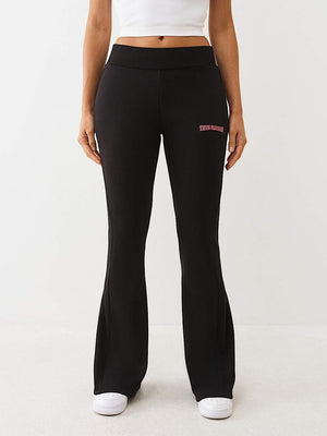 True Religion Pants Rainbow Hs Stitch Bootcut Jet Black