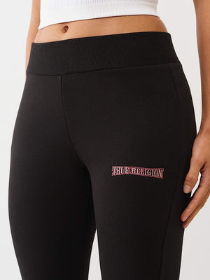 True Religion Pants Rainbow Hs Stitch Bootcut Jet Black