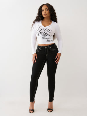 True Religion Jeans Jennie Mr Black Rinse