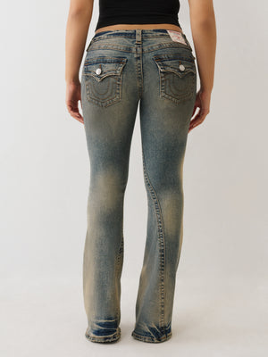 True Religion Jeans Joey Low Rise Flap Warm Sand