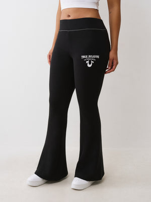 True Religion Sweatpants Crystsl Wing Big T Mr Jet Black