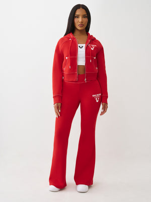 True Religion Sweatpants Crystal Wing Big T Mr Pnt Barbados Cherry