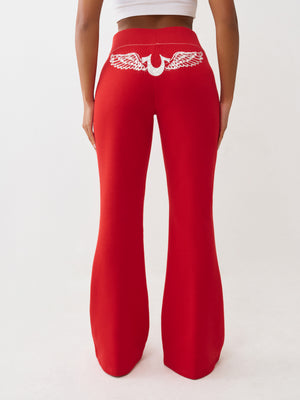 True Religion Sweatpants Crystal Wing Big T Mr Pnt Barbados Cherry