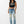 True Religion Top Lace Up Cap Slvs Rib Jet Black
