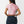 True Religion Top Sporty Ruched Keyhole Fairytale Pink