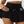 True Religion Skort Pleated Mini Jet Black