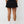 True Religion Skort Pleated Mini Jet Black