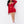 True Religion Skort Pleated Mini Salsa Red