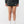 TRUE RELIGION SKIRT MINI VINTAGE WASHED JET BLACK