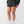 TRUE RELIGION SKIRT MINI VINTAGE WASHED JET BLACK