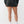 TRUE RELIGION SKIRT MINI VINTAGE WASHED JET BLACK