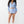 TRUE RELIGION SKIRT MINI VINTAGE WASHED ENDLESS SKY