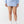 TRUE RELIGION SKIRT MINI VINTAGE WASHED ENDLESS SKY