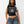 True Religion T-Shirt Contrast Raglan Bby Black/White