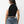 True Religion T-Shirt Contrast Raglan Bby Black/White