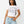 True Religion T-Shirt Contrast Raglan Bby White/Baby Pink