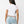 True Religion T-Shirt Contrast Raglan Bby White/Baby Pink