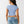 True Religion Top V Notch Rib Endless Sky Blue