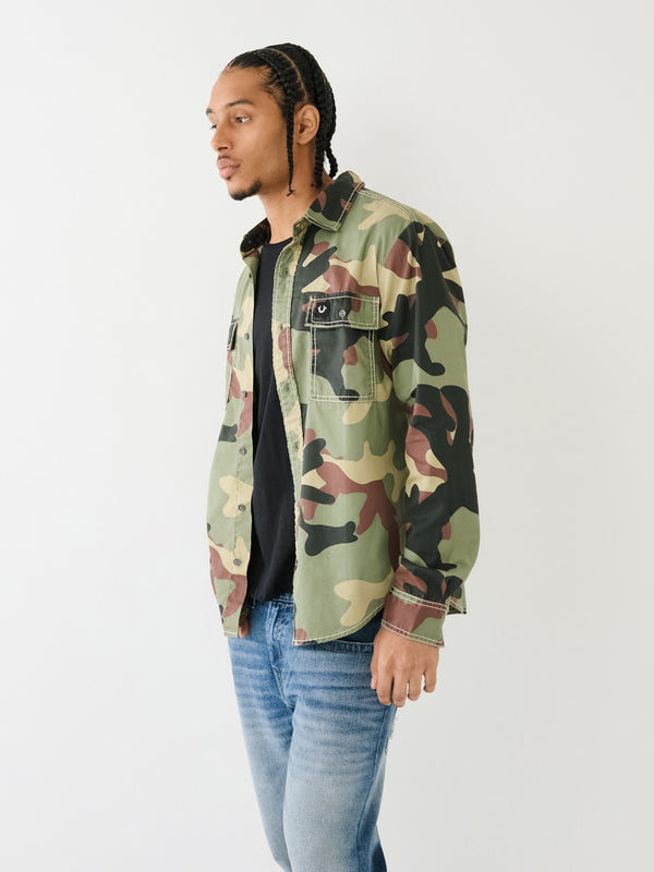 True Religion Big T Shirt Workwear Camo