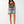 True Religion Top Crystal Printed Rib Tank Jet Black