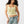 True Religion Top Crystal Printed Rib Tank Lemon