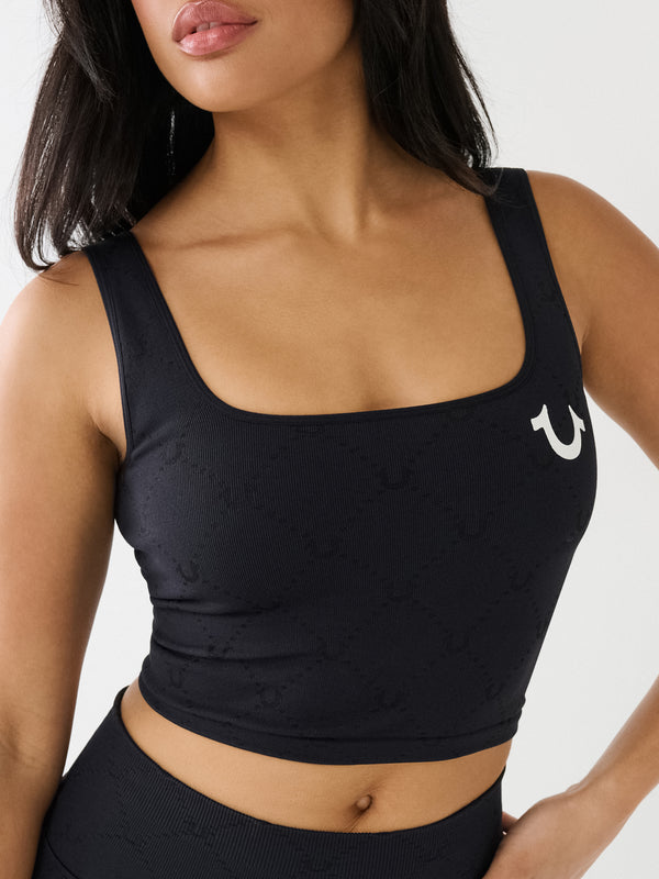 True Religion Jcq Sports Bra Jet Black