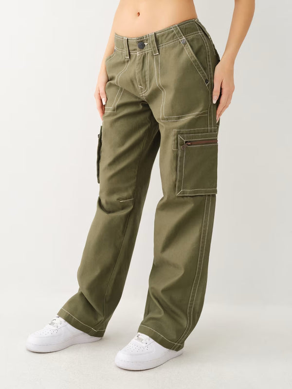 True Religion Military Cargo Pants Zipper Kalamata