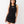 True Religion Embroidered Dress Rib Ruched Mini Jet Black