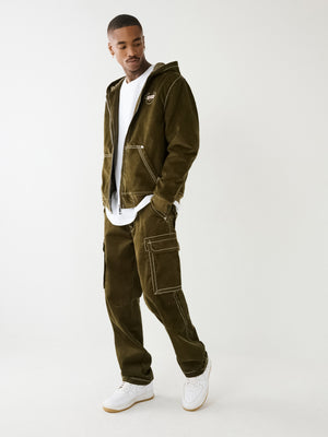 True Religion Big T Cargo Pants Corduroy Kalamata-True Religion