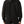 True Religion Cinched Applique Pullover Hood Jet Black